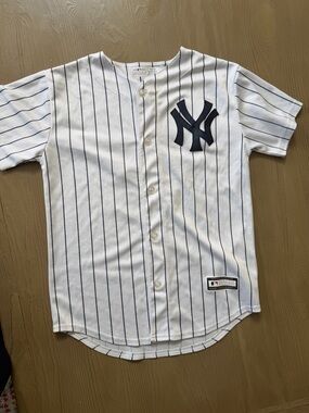 Kids Yankee Jersey - White/Navy